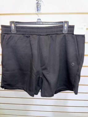 American Eagle Outfitters Men's Black Athletic Drawstring Shorts